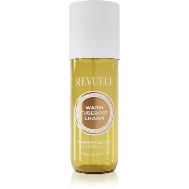 Revuele Warm Tuberose Charm Fragrance Mist parfümözött spray testre és hajra hölgyeknek 150 ml