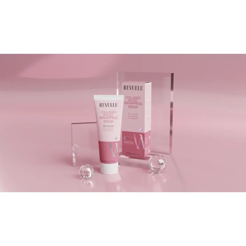 Revuele Wonder Collagen Boost Wrapping Mask éjszakai maszk az élénk és kisimított arcbőrért 80 ml
