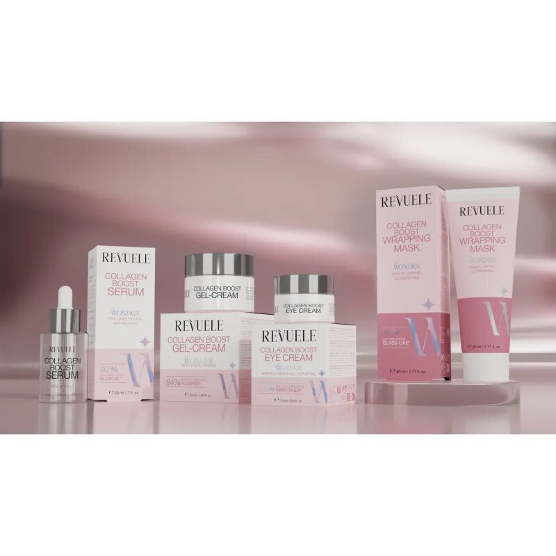 Revuele Wonder Collagen Boost Wrapping Mask éjszakai maszk az élénk és kisimított arcbőrért 80 ml