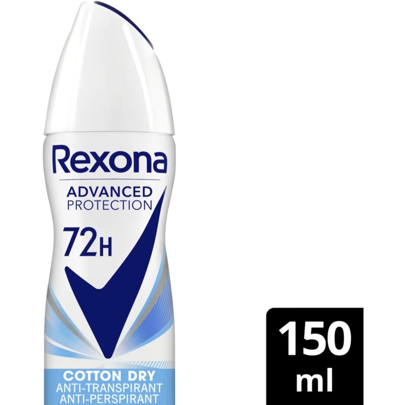Rexona Advanced Protection Cotton Dry izzadásgátló spray 150 ml