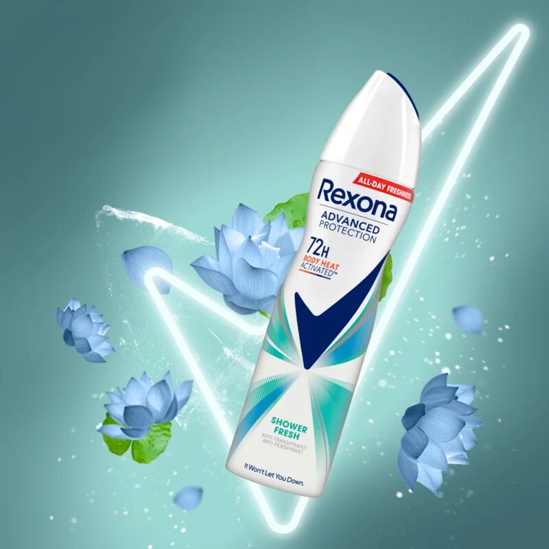 Rexona Advanced Protection Shower Fresh izzadásgátló spray 150 ml