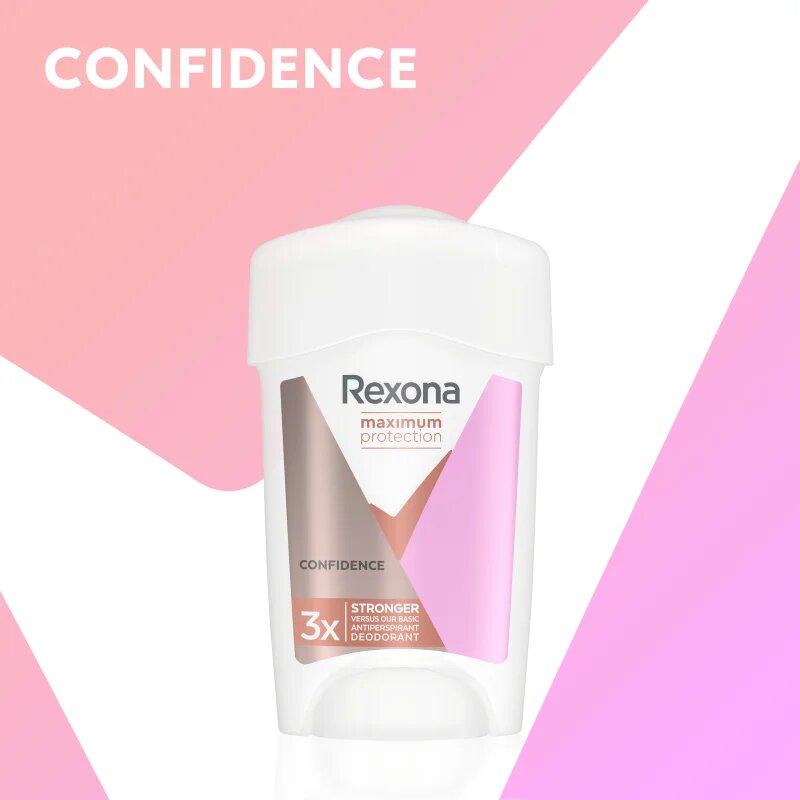 Rexona Maximum Protection Confidence krémes izzadásgátló az erőteljes izzadás ellen Confidence 45 ml