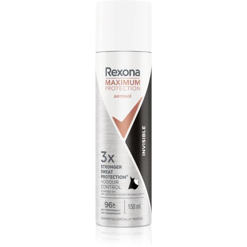 Rexona Maximum Protection Invisible izzadásgátló spray az erőteljes izzadás ellen 150 ml
