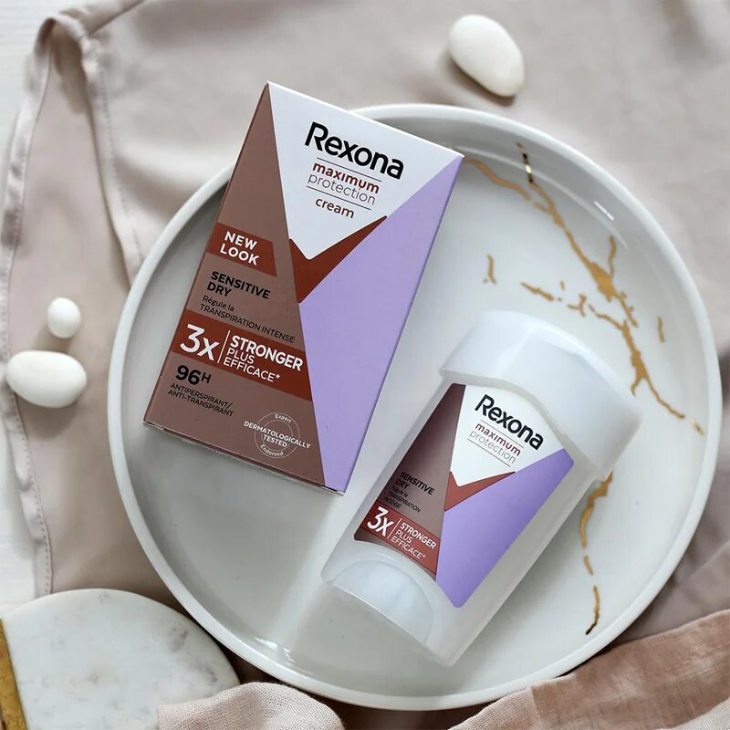 Rexona Maximum Protection Sensitive Dry krémes izzadásgátló az erőteljes izzadás ellen Sensitive Dry 45 ml