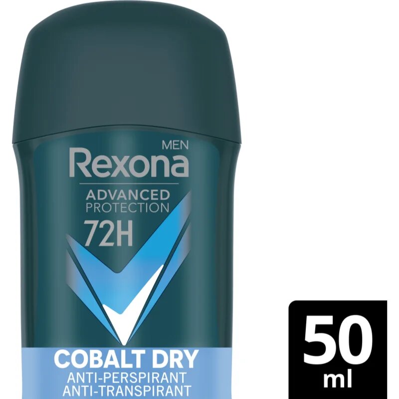 Rexona Men Advanced Protection Cobalt Dry izzadásgátló stift 72 óra uraknak Cobalt Dry 50 ml
