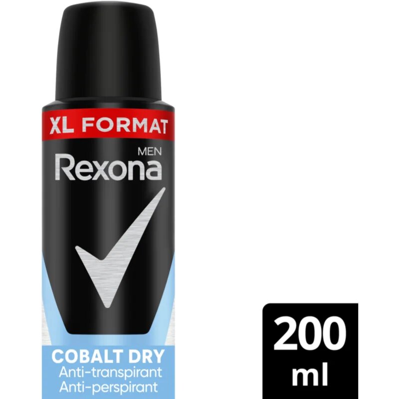 Rexona Men Cobalt Dry izzadásgátló spray uraknak XL Cobalt Dry 200 ml
