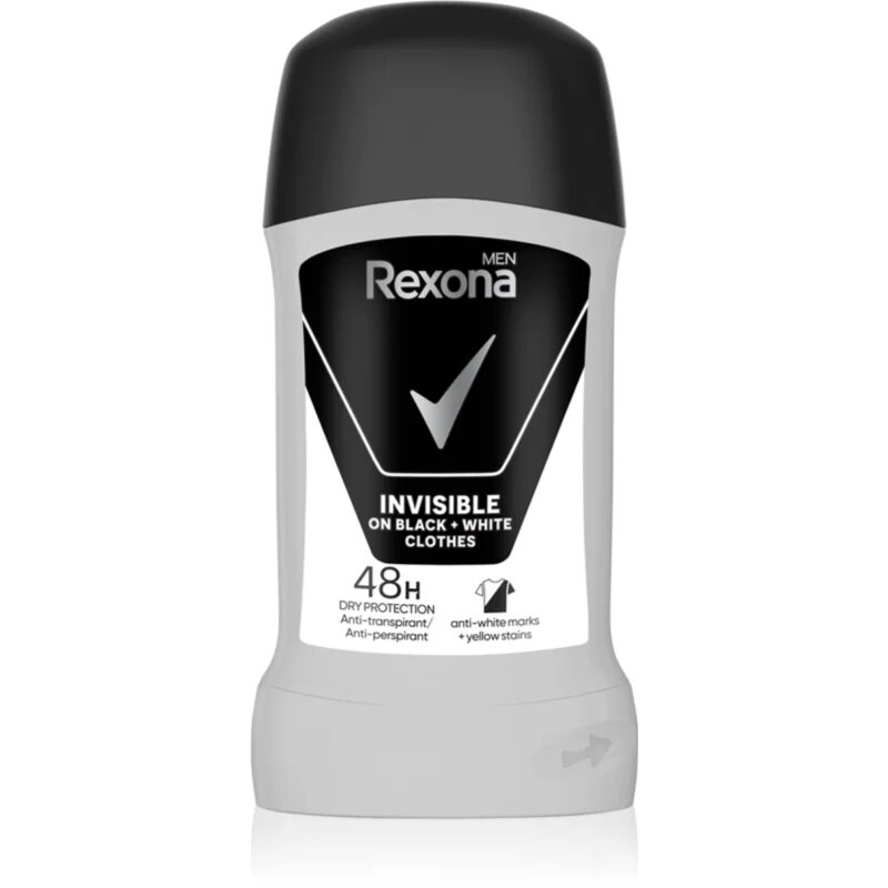 Rexona Men Invisible izzadásgátló stift a fehér foltokra 48 H 50 ml