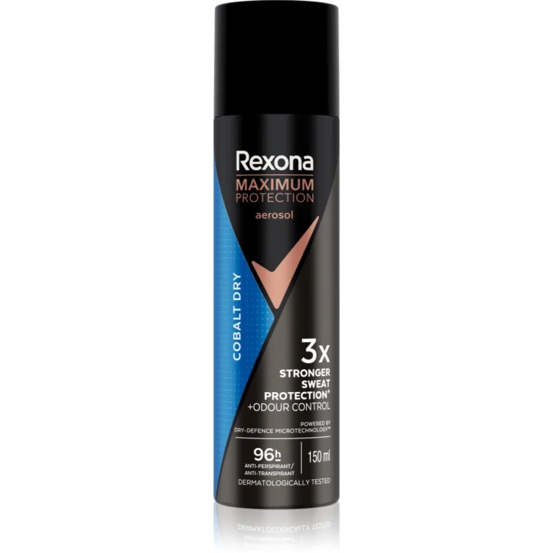 Rexona Men Maximum Protection Cobalt Dry izzadásgátló spray az erőteljes izzadás ellen 150 ml