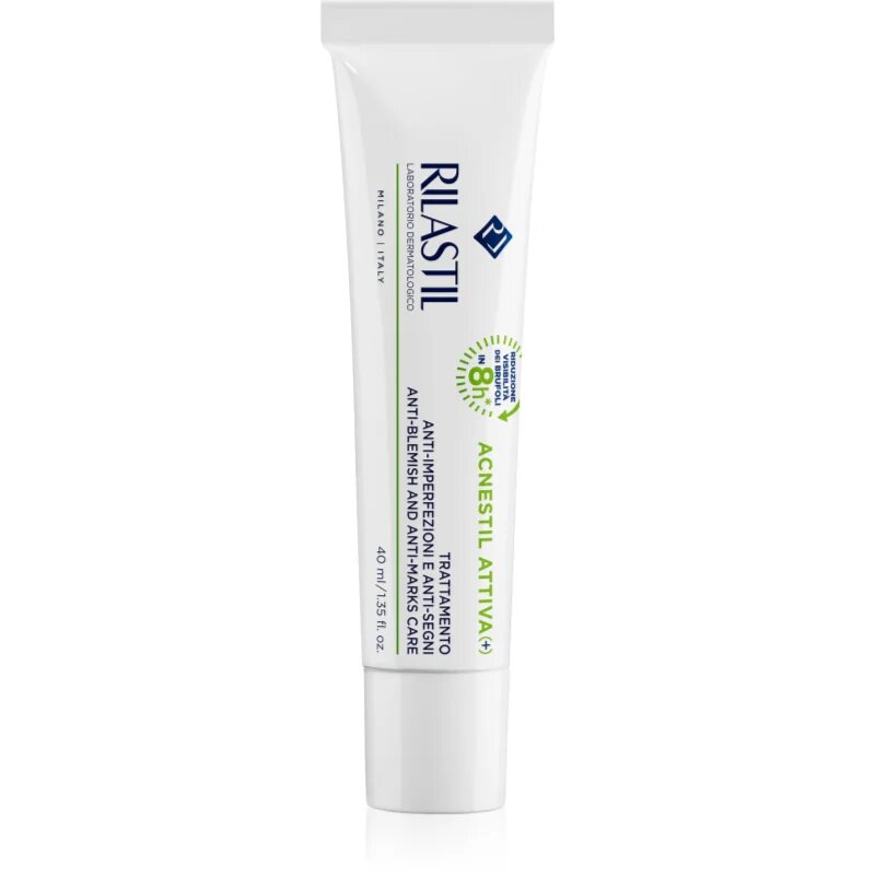 Rilastil Acnestil Attiva (+) bőrkrém a pattanásos bőr hibáira 40 ml