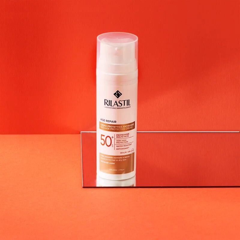 Rilastil Age Repair SPF 50+ védő tonizáló krém arcra SPF 50+ 50 ml
