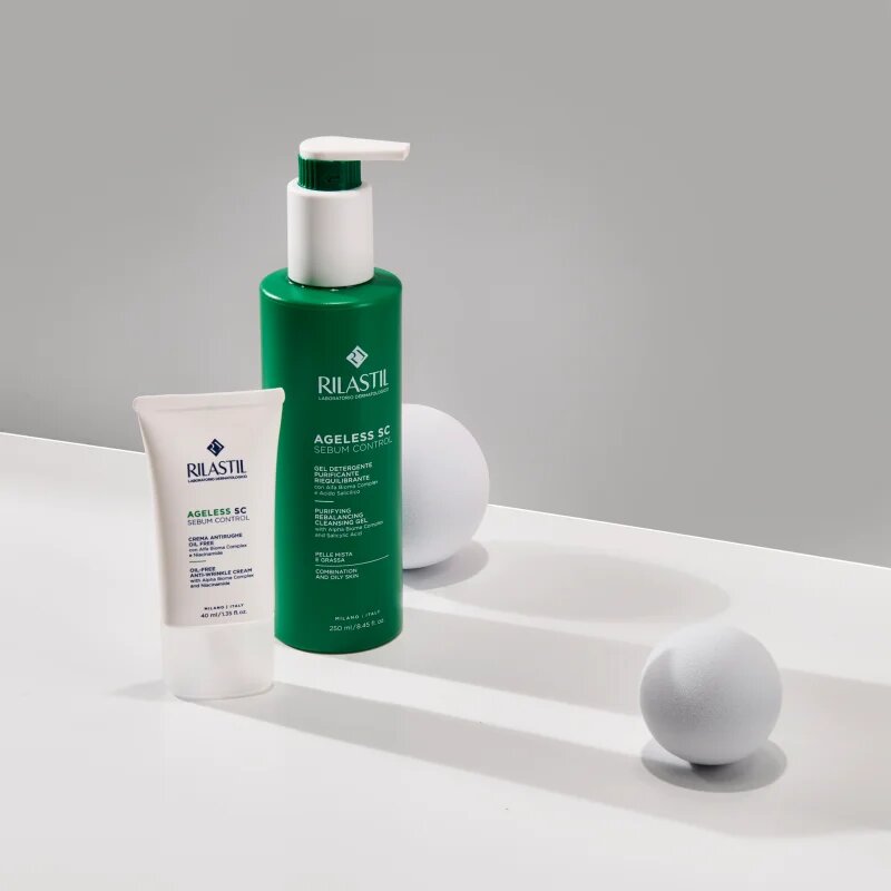 Rilastil Ageless SC mattító tisztító gél 250 ml