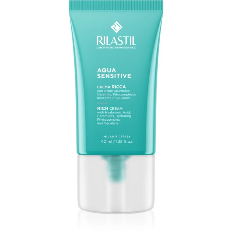 Rilastil Aqua Sensitive hidratáló krém száraz és nagyon száraz bőrre 40 ml