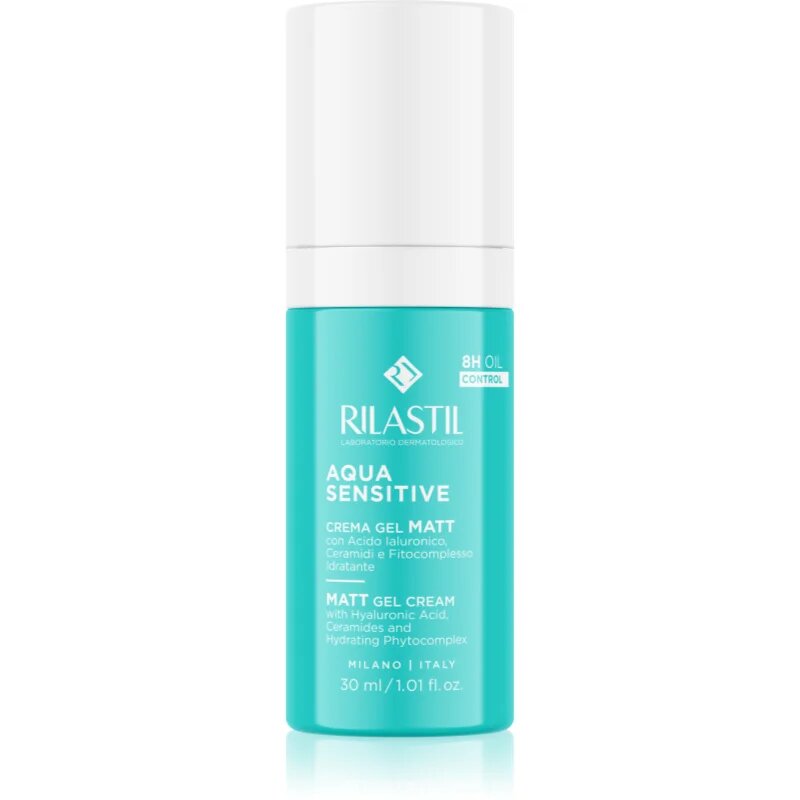 Rilastil Aqua Sensitive mattító géles krém hidratáló hatással 30 ml