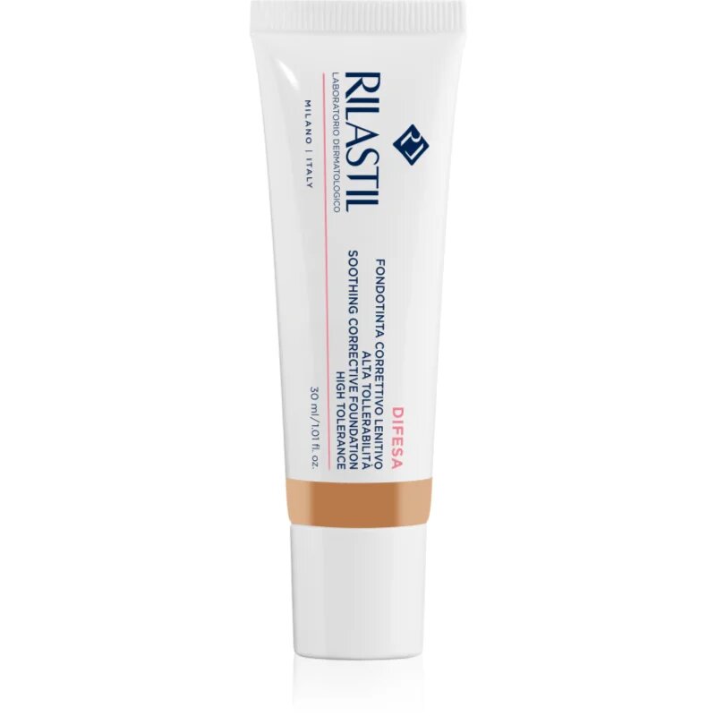Rilastil Difesa Make Up Soothing Foundation nyugtató make-up az érzékeny arcbőrre árnyalat 02 30 ml