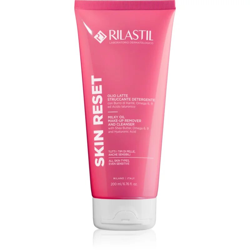 Rilastil Skin Reset könnyű állagú tisztítótej száraz és érzékeny bőrre 200 ml