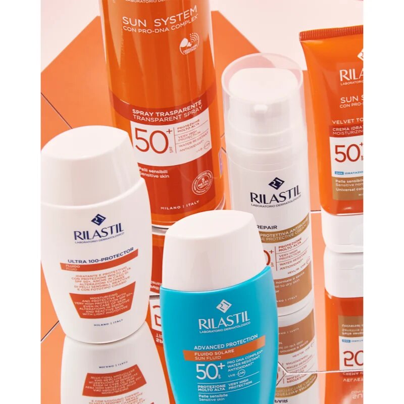 Rilastil Sun System Advanced Protection bőrvédő folyadék napozáshoz SPF 50+ 50 ml