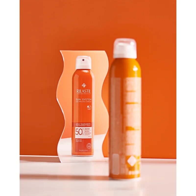 Rilastil Sun System átlátszó napozó spray SPF 50+ 200 ml