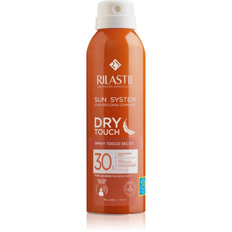 Rilastil Sun System Dry Touch napvédő spray SPF 30 200 ml