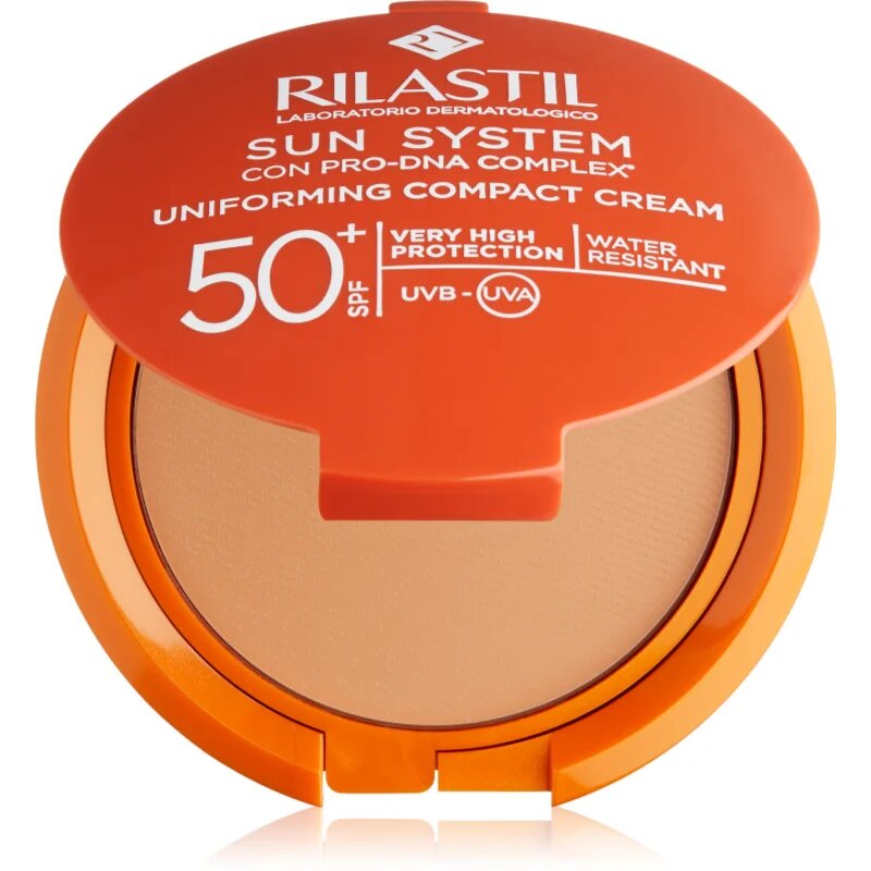 Rilastil Sun System kompakt alapozó SPF 50+ árnyalat Gold 10 g