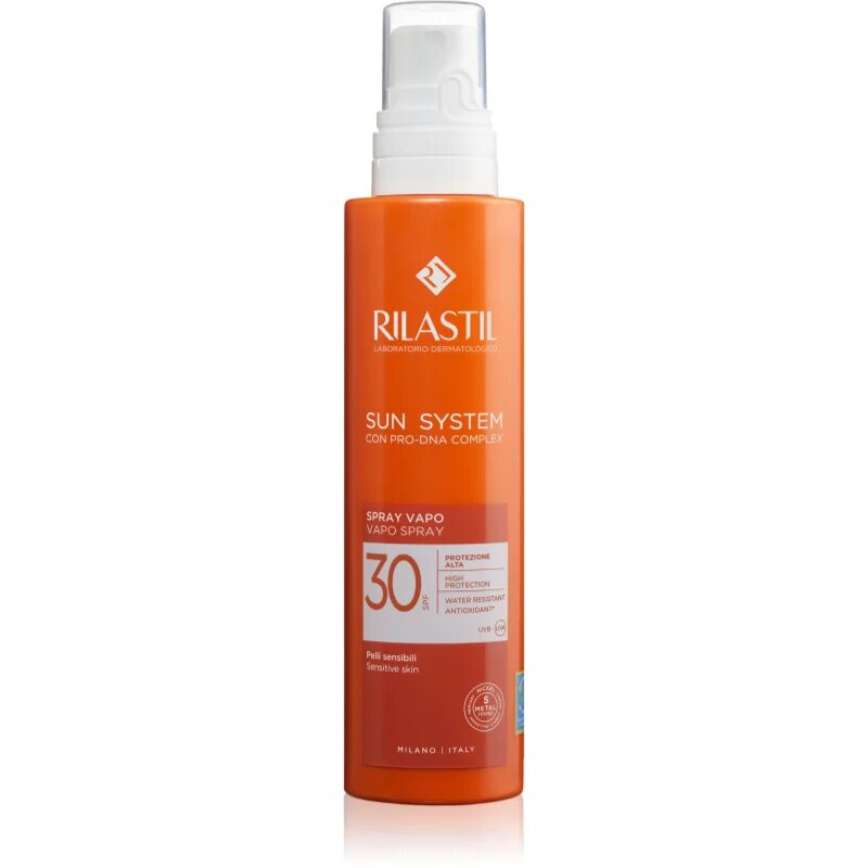 Rilastil Sun System napozótej spray -ben SPF 30 200 ml
