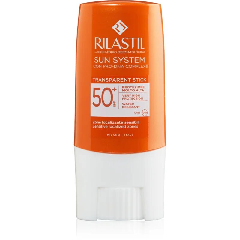 Rilastil Sun System védő ajakbalzsam az érzékeny területekre SPF 50+ 8.5 ml