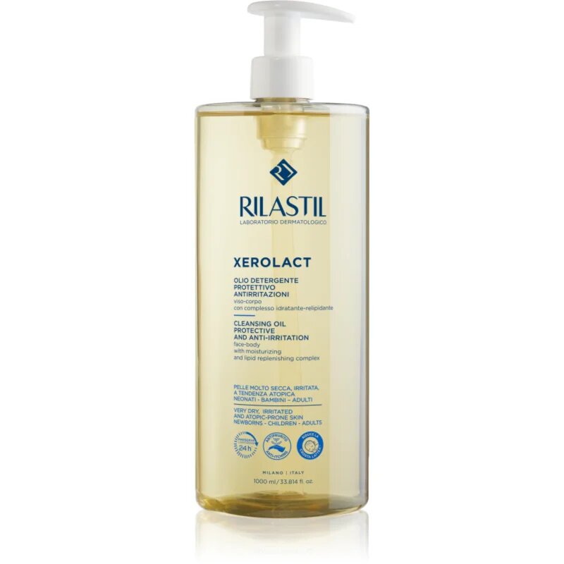Rilastil Xerolact Cleansing Oil tisztító olaj száraz és atópiás bőrre 1000 ml