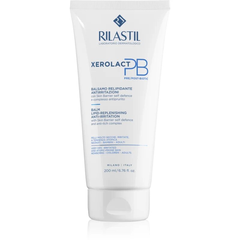 Rilastil Xerolact PB a lipideket feltöltő hidratáló és nyugtató krém 200 ml