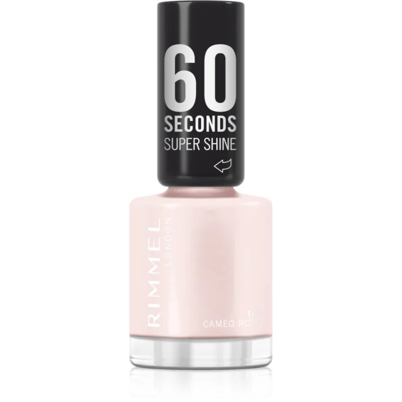 Rimmel 60 Seconds Super Shine körömlakk árnyalat 108 Cameo Rose 8 ml