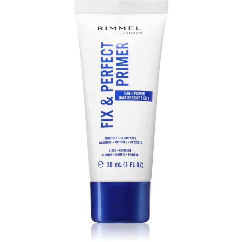 Rimmel Fix & Perfect Egységesítő sminkalap 5 in 1 árnyalat 002 30 ml