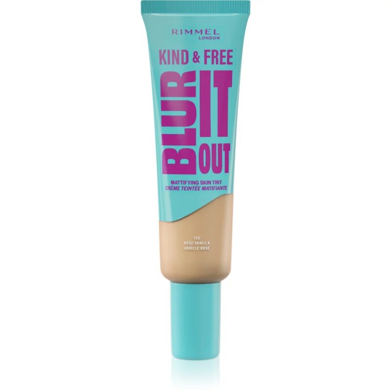 Rimmel Kind & Free Blur It Out könnyű hidratáló alapozó SPF 20 árnyalat 150 Rose Vanilla 30 ml