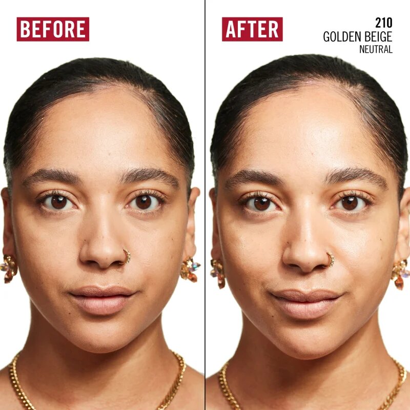 Rimmel Kind & Free Glow It Up könnyű hidratáló alapozó árnyalat 210 Golden Beige 30 ml