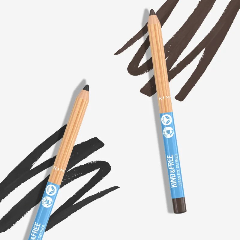 Rimmel Kind & Free intenzív színű szemhéjceruza árnyalat 1 Pitch Black 11 g