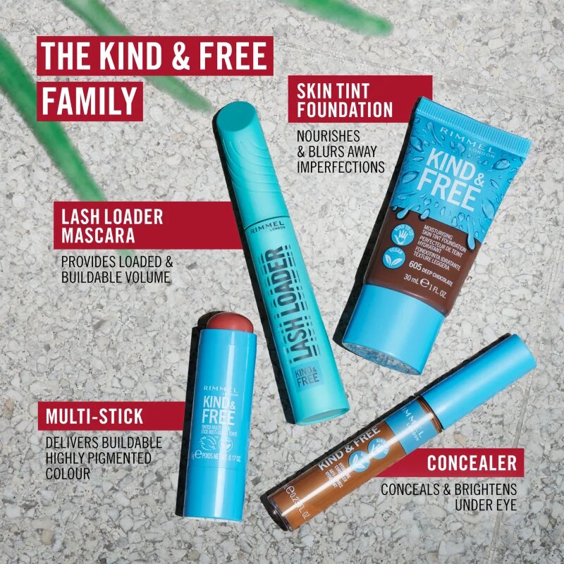 Rimmel Kind & Free Lash Loader dúsító szempillaspirál árnyalat 003 Aubergine 9.5 ml