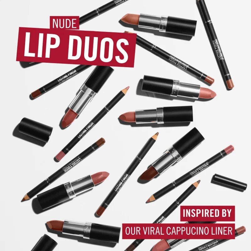 Rimmel Lasting Finish hosszan tartó rúzs árnyalat 020 Cappuccino Light 4 g
