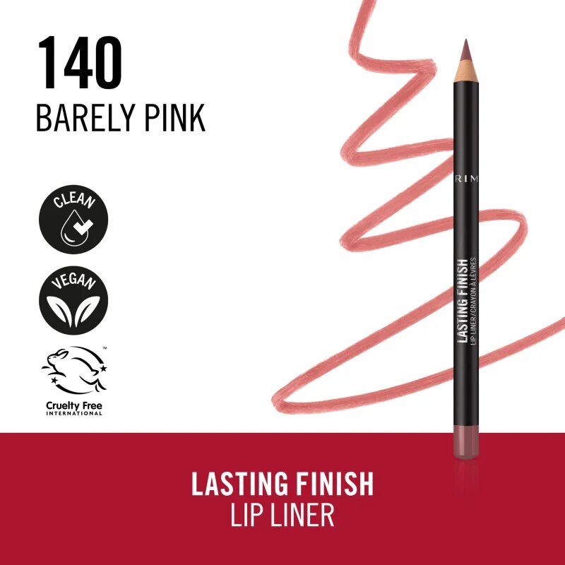 Rimmel Lasting Finish szájkontúrceruza árnyalat 140 Barely Pink 1.2 g