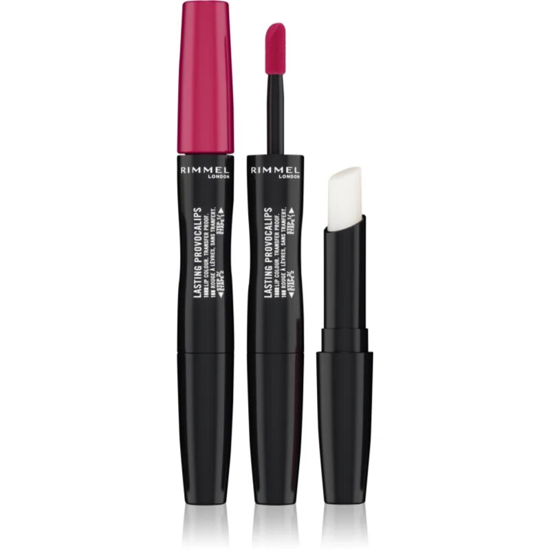 Rimmel Lasting Provocalips Double Ended hosszan tartó rúzs árnyalat 310 Pouting Pink 35 g