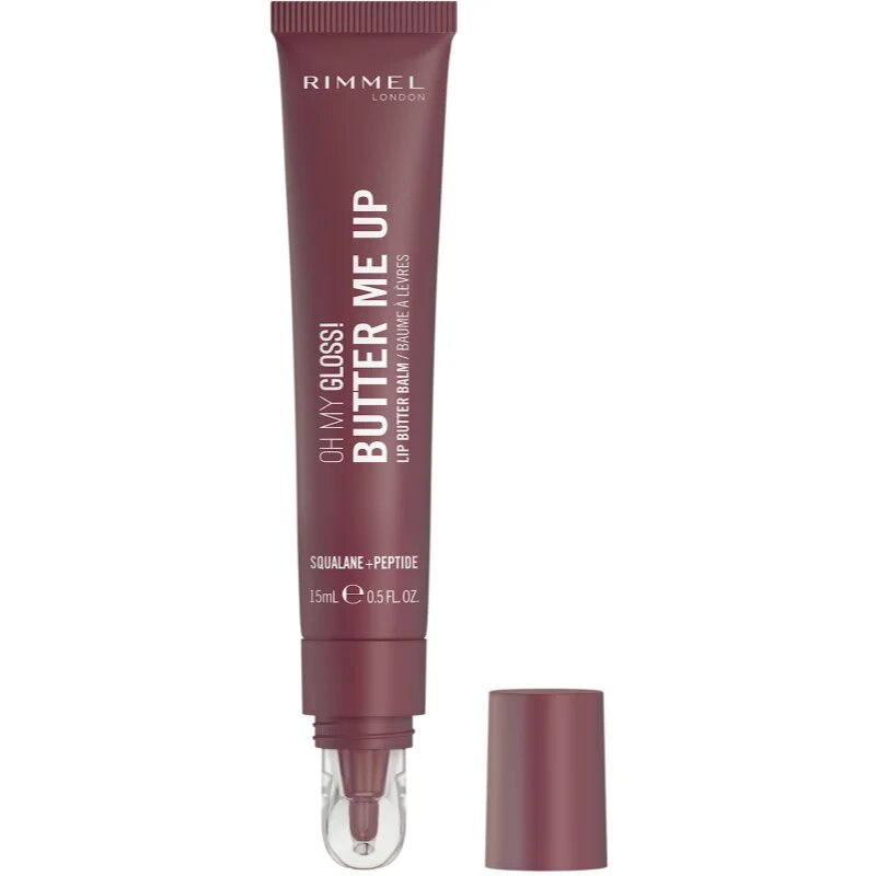 Rimmel Oh My Gloss! Butter Me Up hidratáló ajakbalzsam árnyalat 003 Mellow Mocha 15 ml