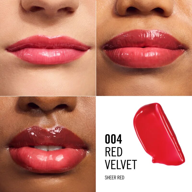Rimmel Oh My Gloss! Butter Me Up hidratáló ajakbalzsam árnyalat 004 Red Velvet 15 ml