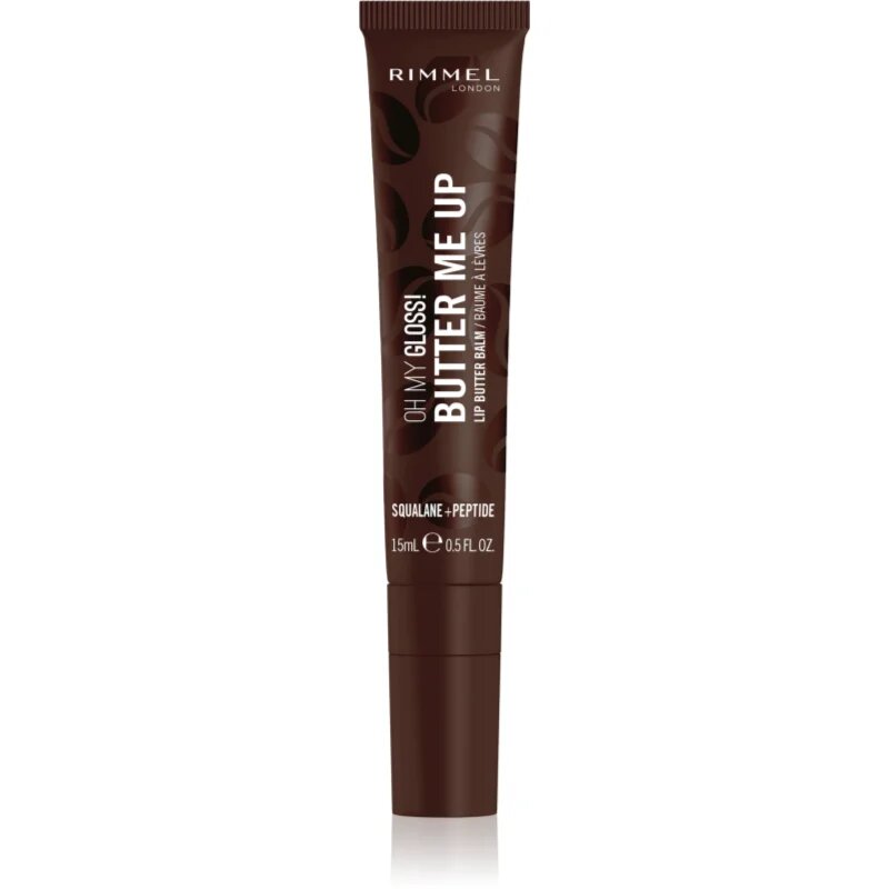Rimmel Oh My Gloss! Butter Me Up hidratáló ajakbalzsam árnyalat 012 Espresso Mocktini 15 ml