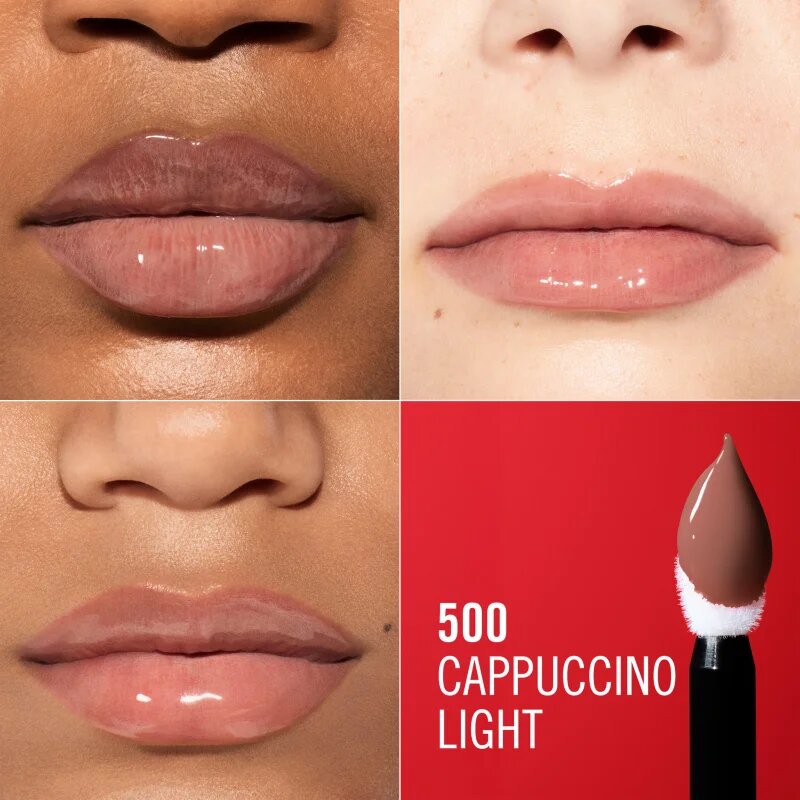 Rimmel Thrill Seeker Lip Latex folyékony rúzs árnyalat 500 Cappuccino Light 6 ml