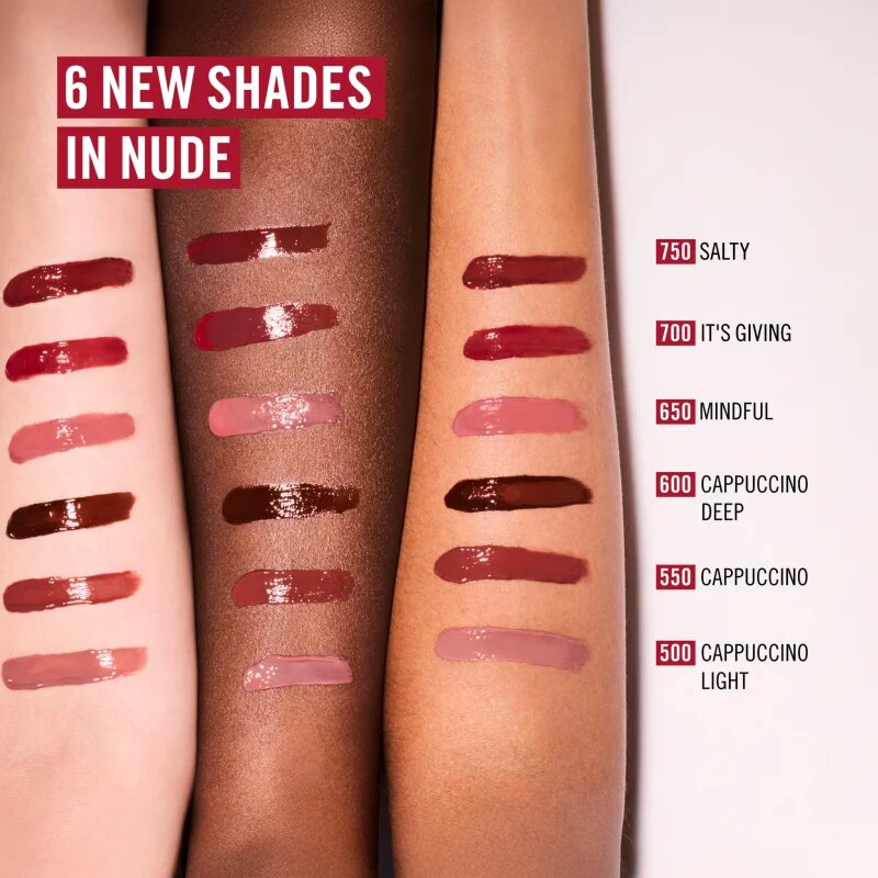 Rimmel Thrill Seeker Lip Latex folyékony rúzs árnyalat 500 Cappuccino Light 6 ml
