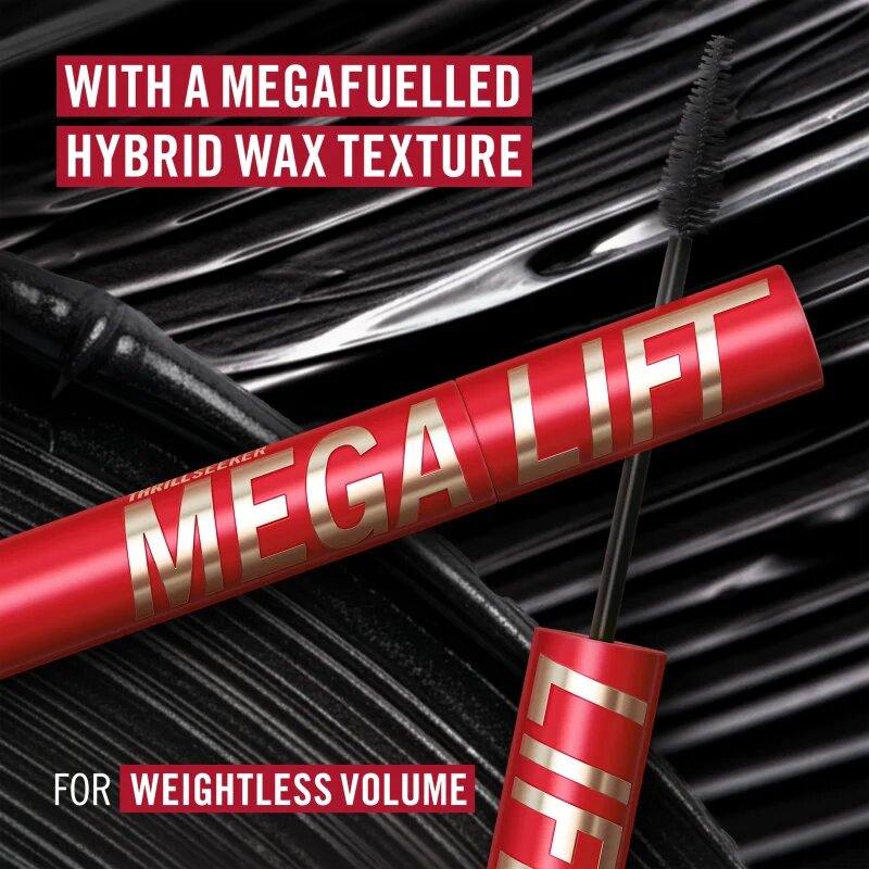 Rimmel Thrill Seeker Mega Lift szempillaspirál dús hatásért árnyalat 002 Black Brown 10 ml