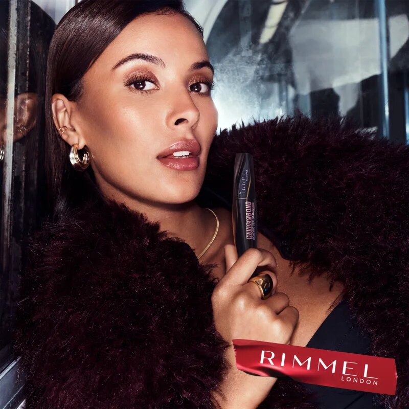 Rimmel Wonder'Bond dúsító és hosszabbító szempillaspirál segíti a szempillák növekedését árnyalat Black 11 ml