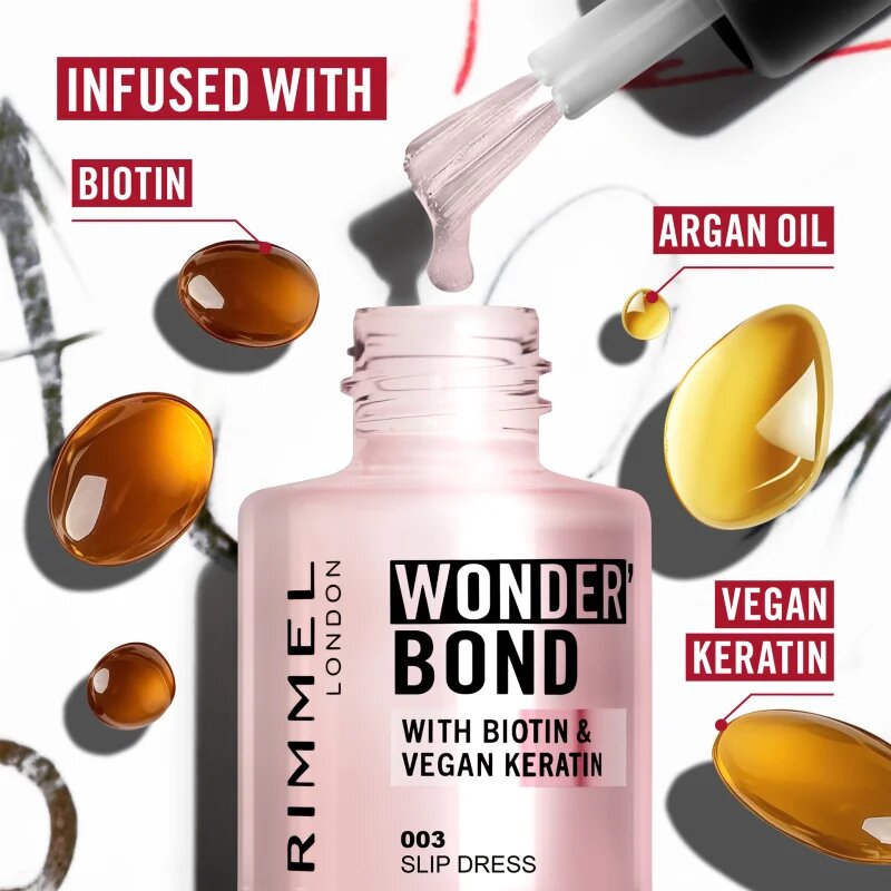 Rimmel Wonder'Bond körömlakk árnyalat 006 Chai Treat 12 ml