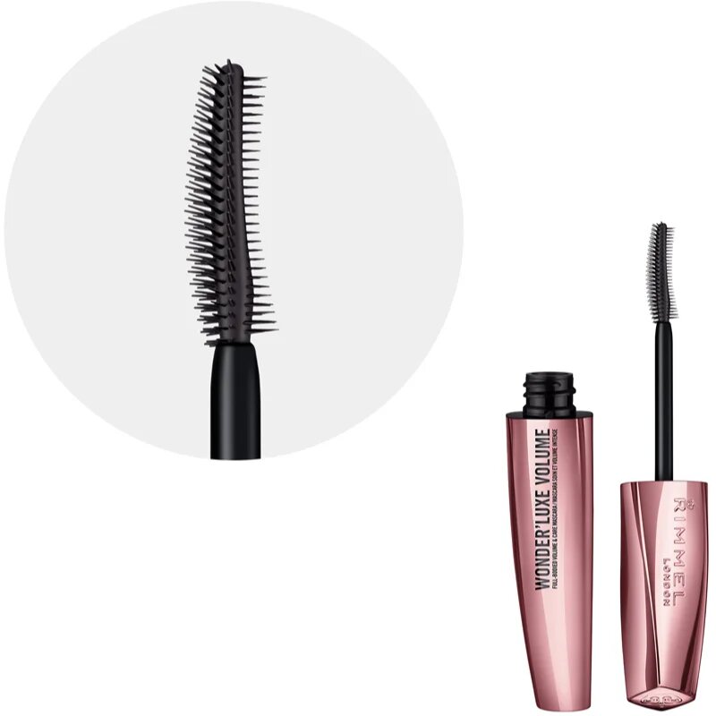 Rimmel Wonder'luxe Volume szempillaspirál a dús pillákért árnyalat 001 Black 11 ml