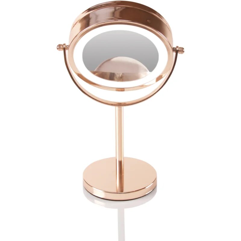 RIO Rose gold mirror kozmetikai tükör beépített LED világítással 1 db