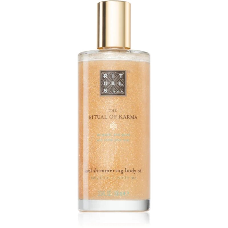 Rituals The Ritual Of Karma csillogó olaj a napbarnított bőr kiemelésére 100 ml