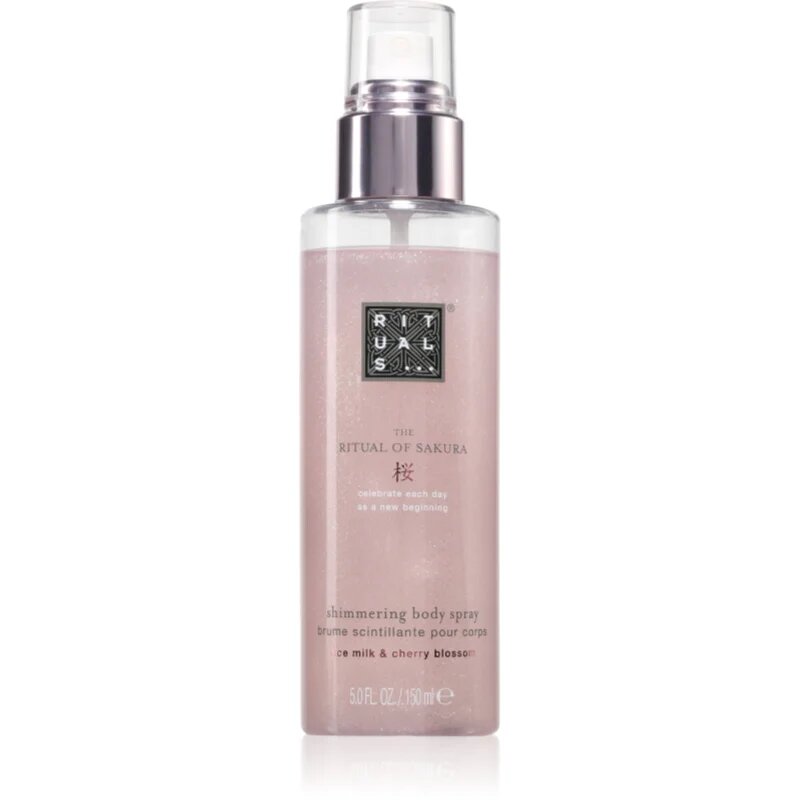 Rituals The Ritual Of Sakura testápoló spray csillámporral 150 ml