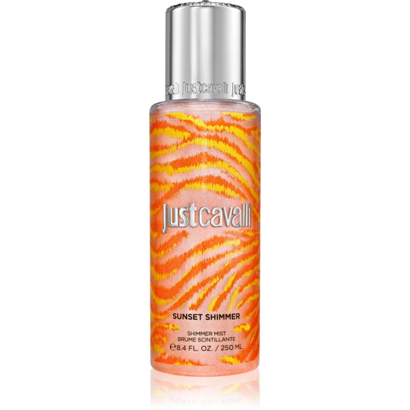 Roberto Cavalli Just Cavalli Sunset Shimmer élénkítő permet testre hölgyeknek 250 ml