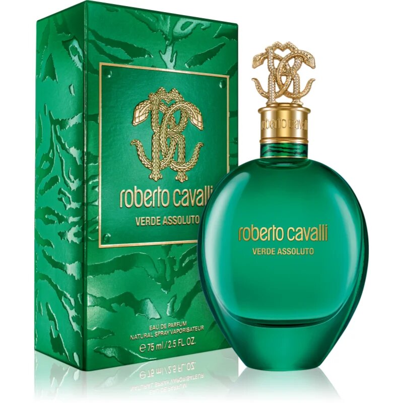 Roberto Cavalli Signature Verde Assoluto Eau de Parfum hölgyeknek 75 ml
